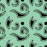 Background of vector art with seamless lines pattern