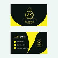 Business Card Design vector