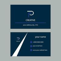 Business Card Design vector