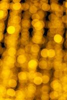 Defocused background with shiny bright celebrate lights as bokeh. photo