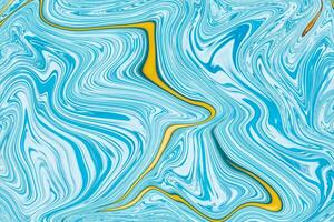 Abstract liquid blue color background photo