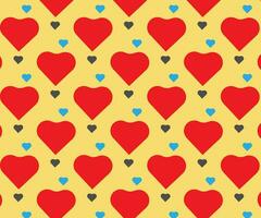 Abstract love pattern design, free pattern design vector