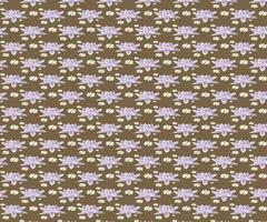 a pattern with purple flowers on a brown background vector