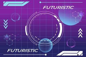 antecedentes tecnológico y forma moderno virtual vector