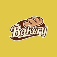 Vector bakery bread and cakes design logo