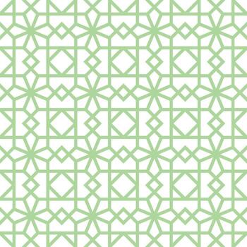 Seamless abstract geometric pattern in Arabian style vector