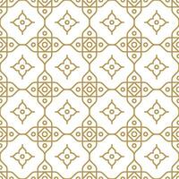 Seamless abstract geometric pattern in Arabian style vector
