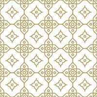 Seamless abstract geometric pattern in Arabian style vector