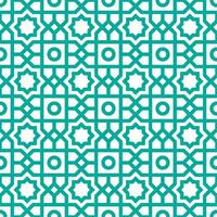 Seamless abstract geometric pattern in Arabian style vector