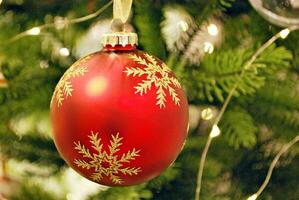 Christmas Decoration Background. photo