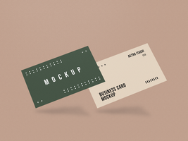 Minimal Business Card Mockup psd