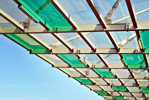 glass  modern roof photo