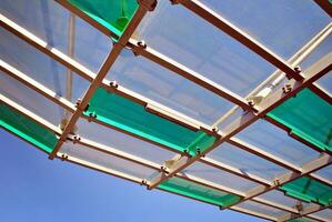 glass  modern roof photo