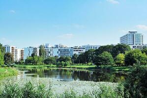 Lake in the park photo