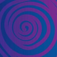 Vector abstract pattern in the form of a pink round spiral on a blue background