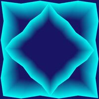 Vector abstract geometric pattern in the form of quadrangles on a blue gradient background