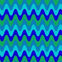 Vector pattern in the form of wavy lines on a blue background