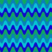 Vector pattern in the form of wavy lines on a blue background