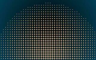 Abstract halftone wave dotted background. Futuristic twisted grunge pattern, dot, circles. Vector modern optical pop art texture for posters, business cards, cover, labels mock-up, stickers layout