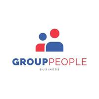 Group People Icon Logo Design Template vector