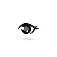 Eye vector icon. Symbol illustration