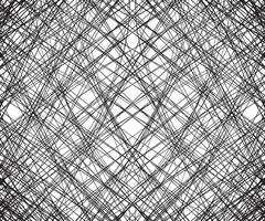 Hand drawn abstract pattern with hand drawn lines, strokes. Set of vector grunge brushes. wavy striped, Vector EPS 10 illustration