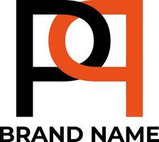 PP initial monogram logo design vector