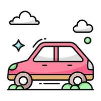 un Perfecto diseño icono de coche vector