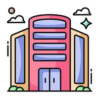 icono de diseño moderno de edificio comercial vector