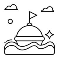 Premium download icon of buoy vector