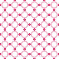 Pink circle pattern. Circle vector seamless pattern. Decorative element, wrapping paper, wall tiles, floor tiles, bathroom tiles.