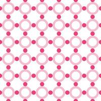 Pink circle pattern. Circle vector seamless pattern. Decorative element, wrapping paper, wall tiles, floor tiles, bathroom tiles.