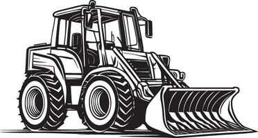 AI generated Front End Loader Illustration vector