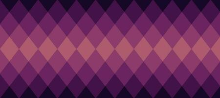 dark violet argyle gingham web banner pattern design background vector