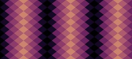 oscuro Violeta argyle cuadrícula modelo diseño antecedentes vector