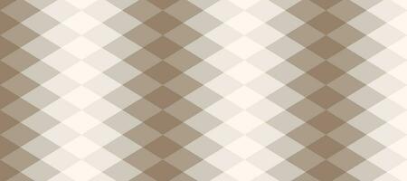 brown argyle gingham wrap paper pattern design background vector