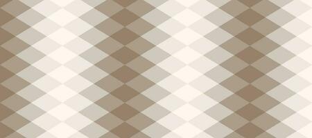 brown argyle gingham wrap paper pattern design background vector