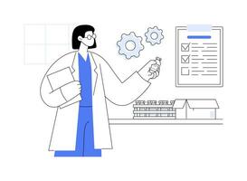 Pharmaceutical distribution abstract concept vector illustration.