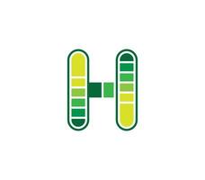 H Letter Company Business Logo Design Concept vector