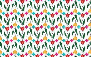 Floral pattern and background design vector