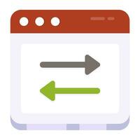 Perfect design icon of online data transfer vector