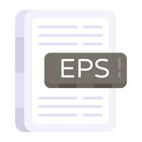 Trendy design icon of eps file vector