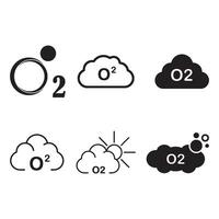 Oxygen icon or symbol vector