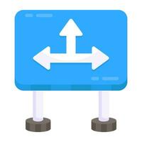 Modern design icon of directional arrows vector