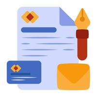 An icon design of file vector