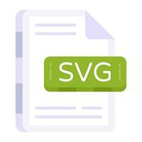 Trendy design icon of svg file vector