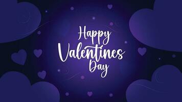 Happy Valentines Day Background Design Template vector