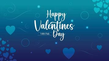 Happy Valentines Day Background Design Template vector