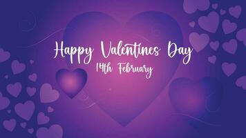 Happy Valentines Day Background Design Template vector