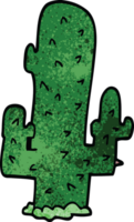 cactus de griffonnage de dessin animé png